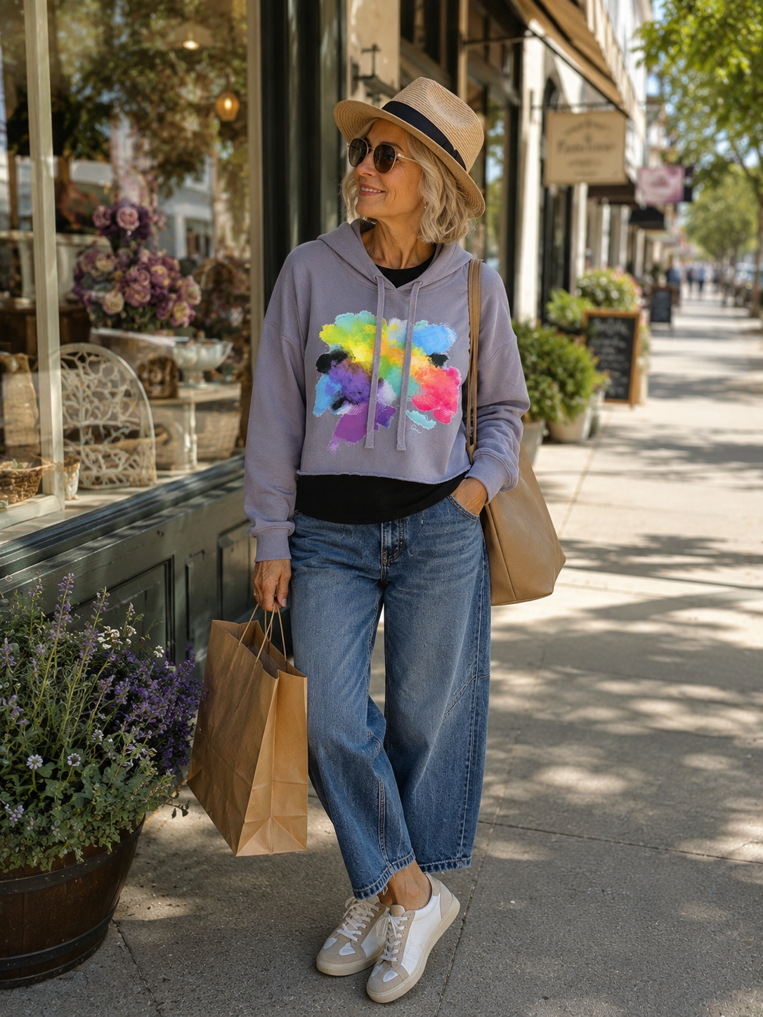 Abstract Blast Hoodie - Qiana Tarlow