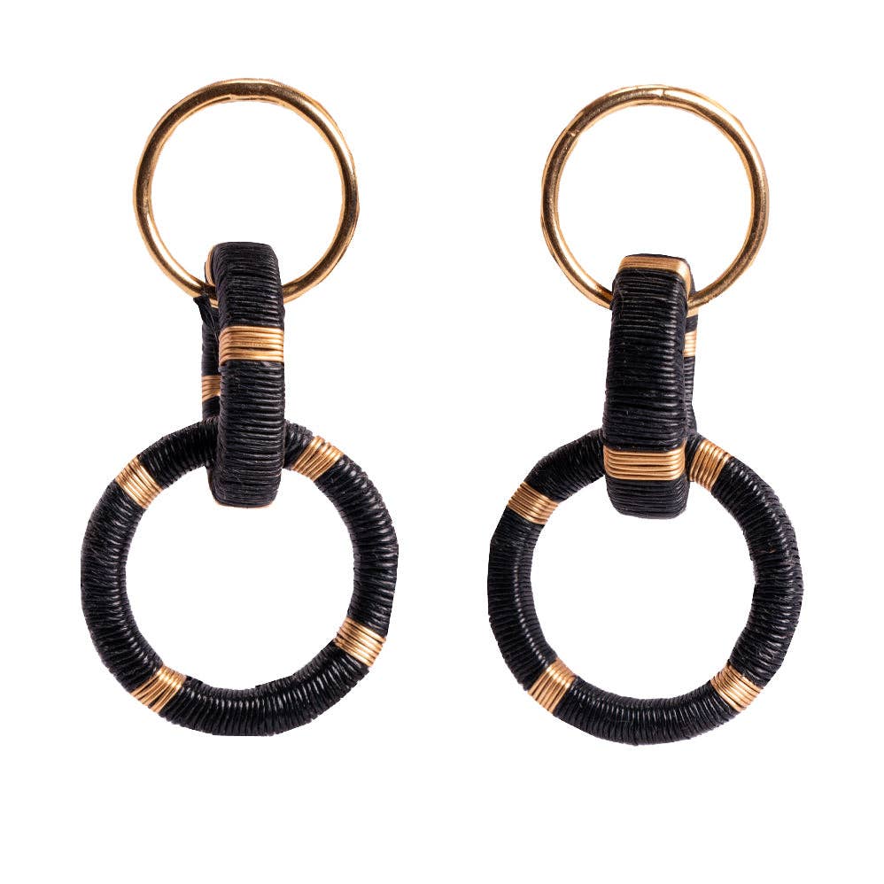 Two Circle Earrings (small) - CB Designs