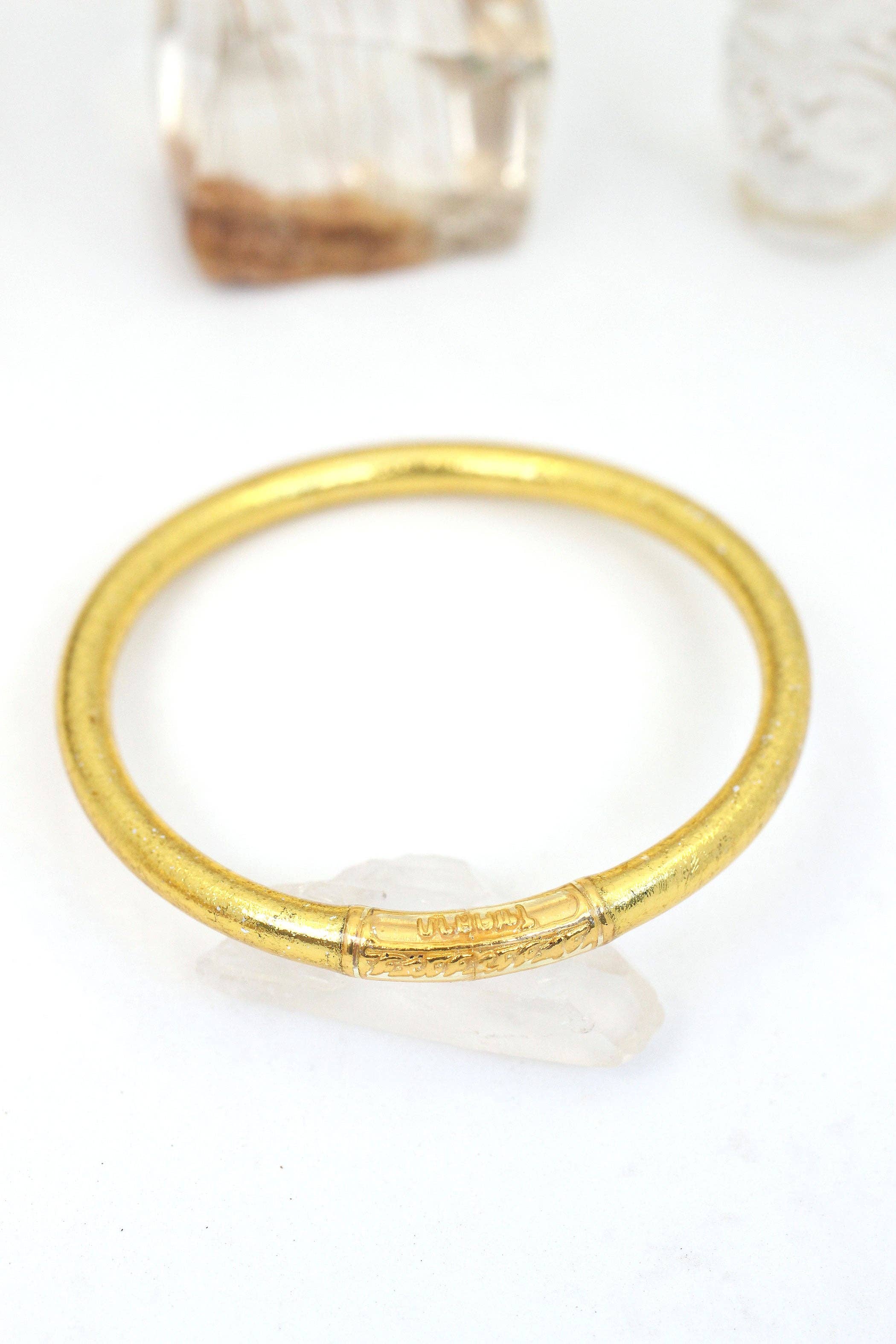Thai Buddhist Temple Bracelet, Mantra Bangle - Sold Separately