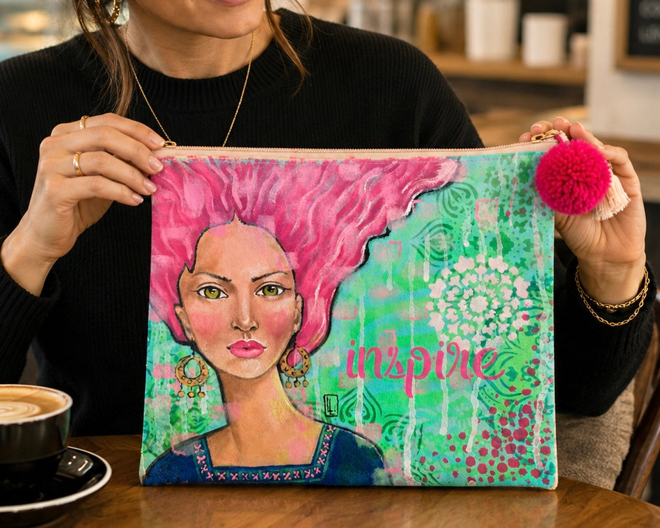 Zippered Tote (large) - Laura Ledesma