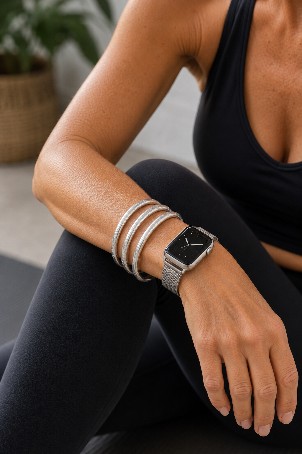 Thai Buddhist Temple Bracelet, Mantra Bangle