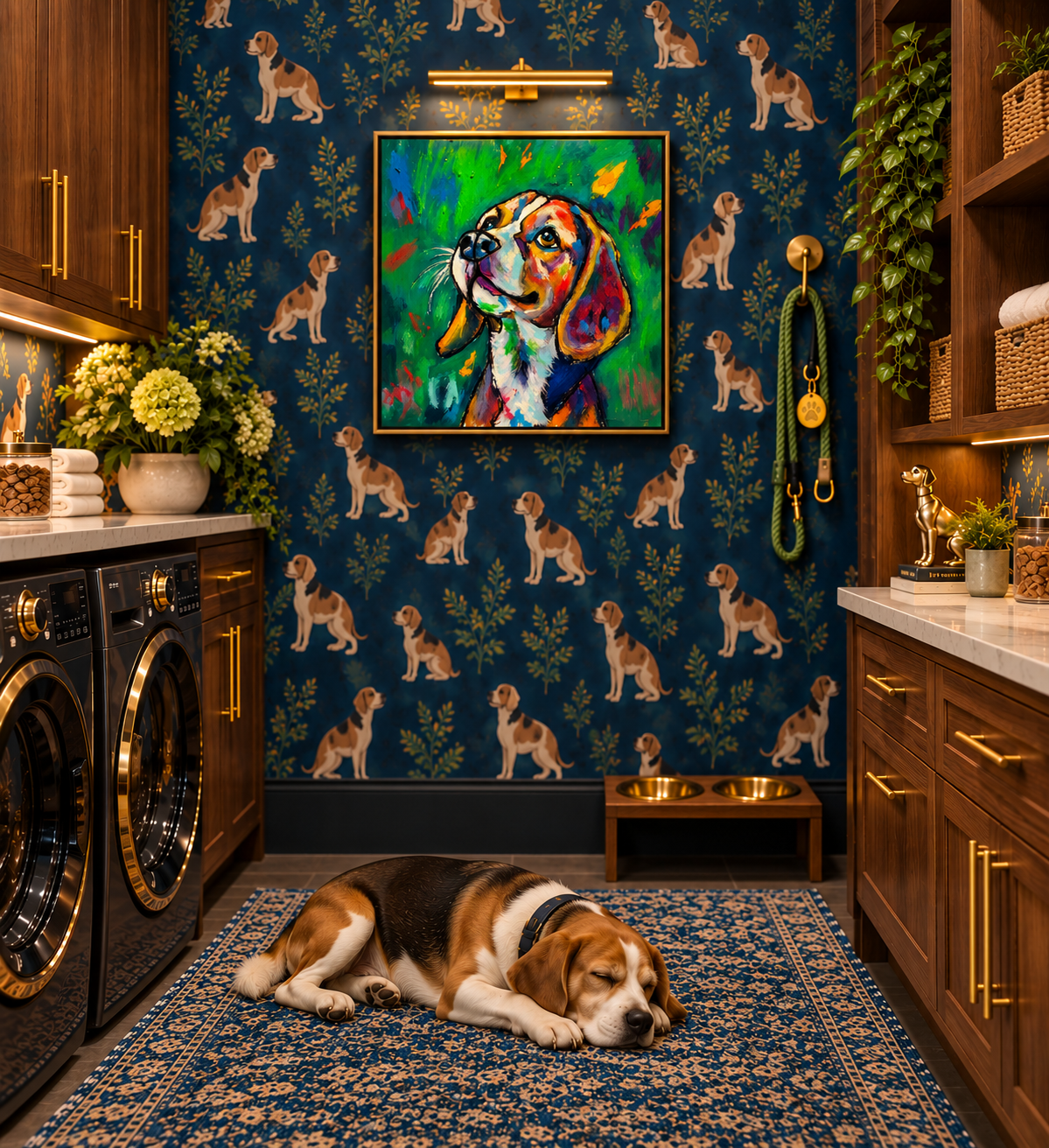Poster Print of "Beloved Beagle" - Franklin Duru