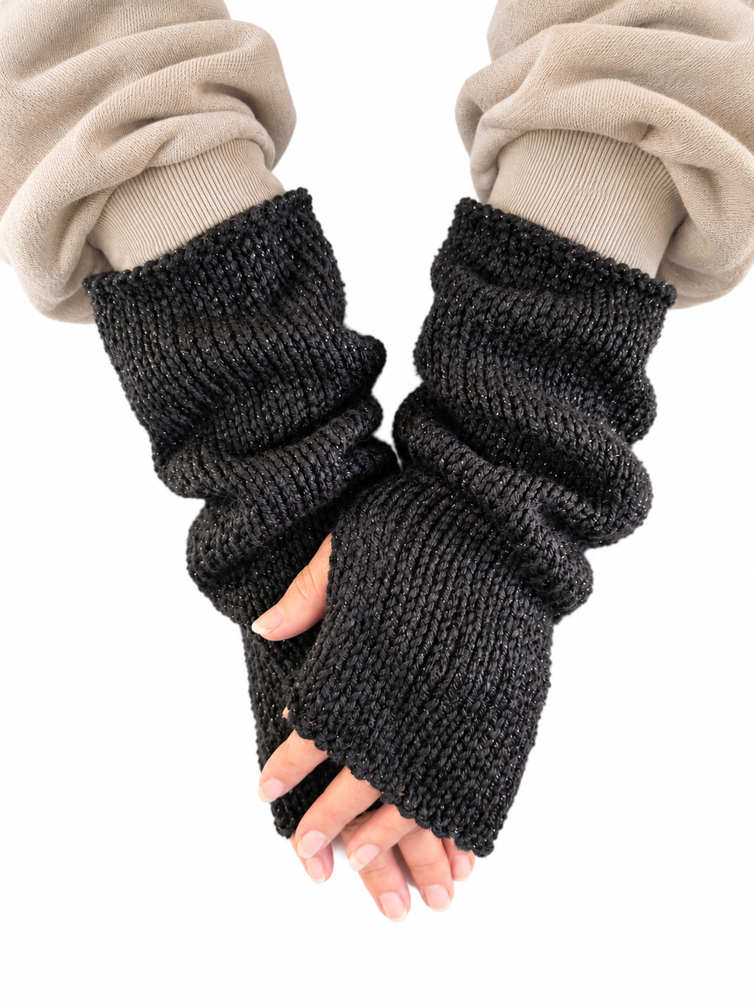 Fingerless Gloves (black) - Jennifer Erickson