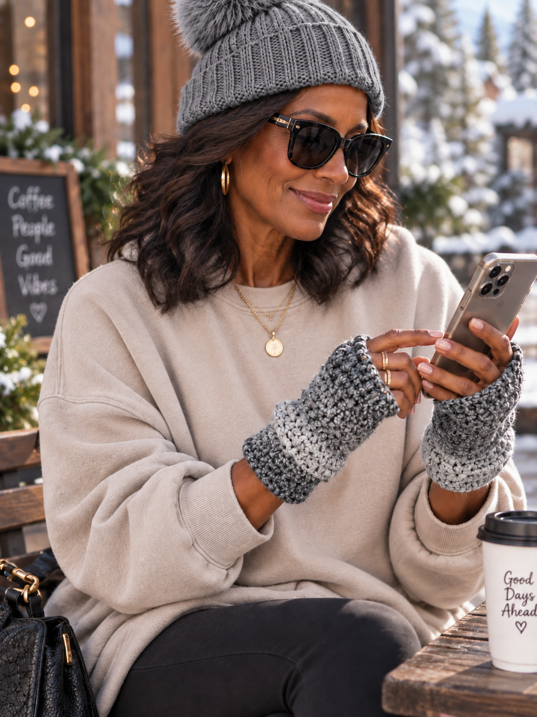 Fingerless Gloves (variegated) - Jennifer Erickson