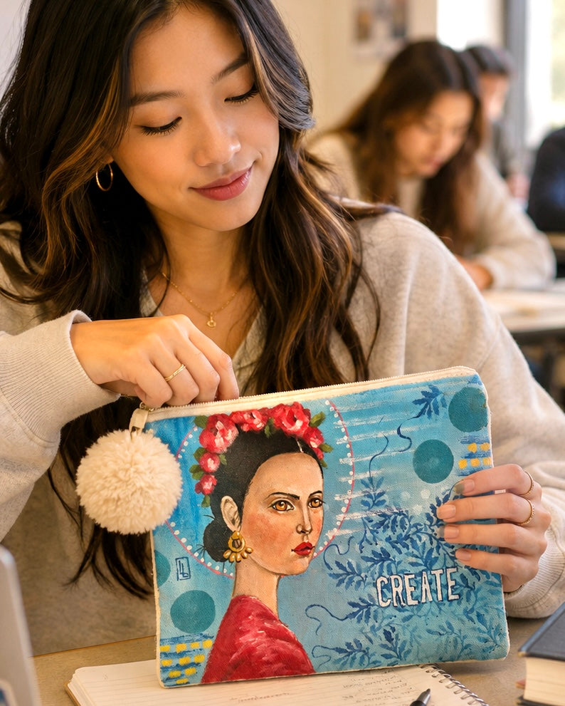 Zippered Tote (medium) - Laura Ledesma