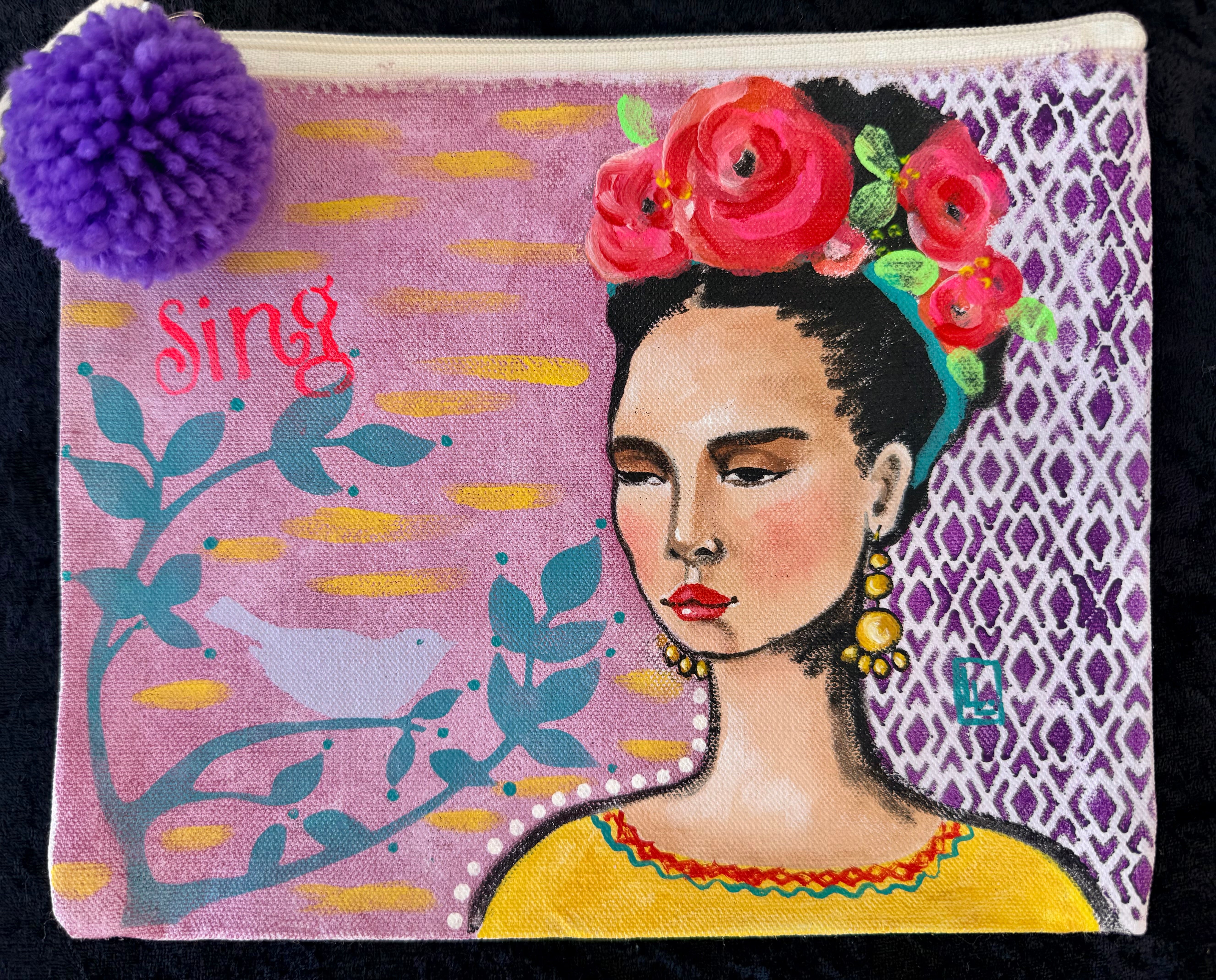 Zippered Tote (medium) - Laura Ledesma