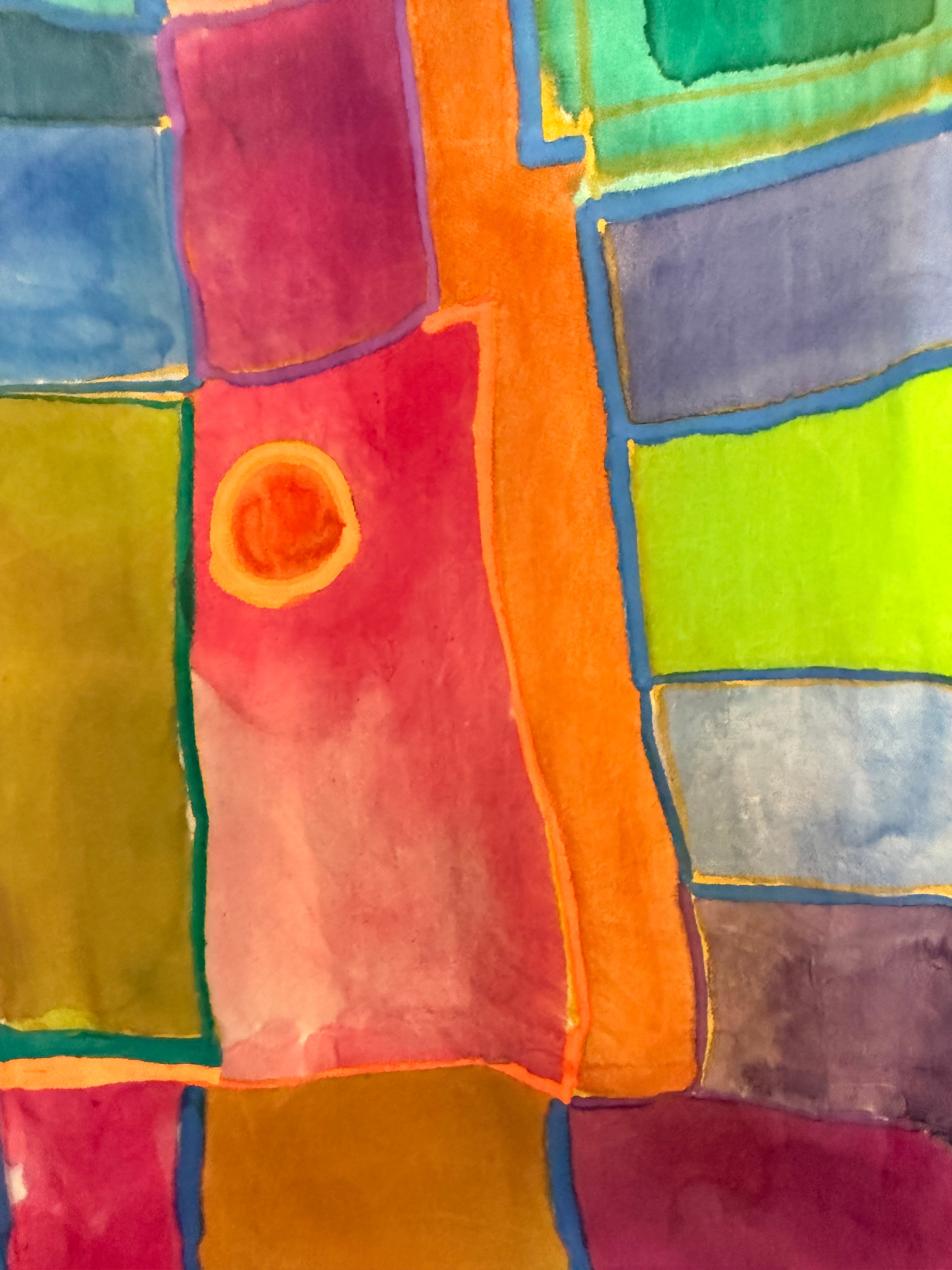 Hand-Painted Silk Scarf (small) - Georgette Arisan