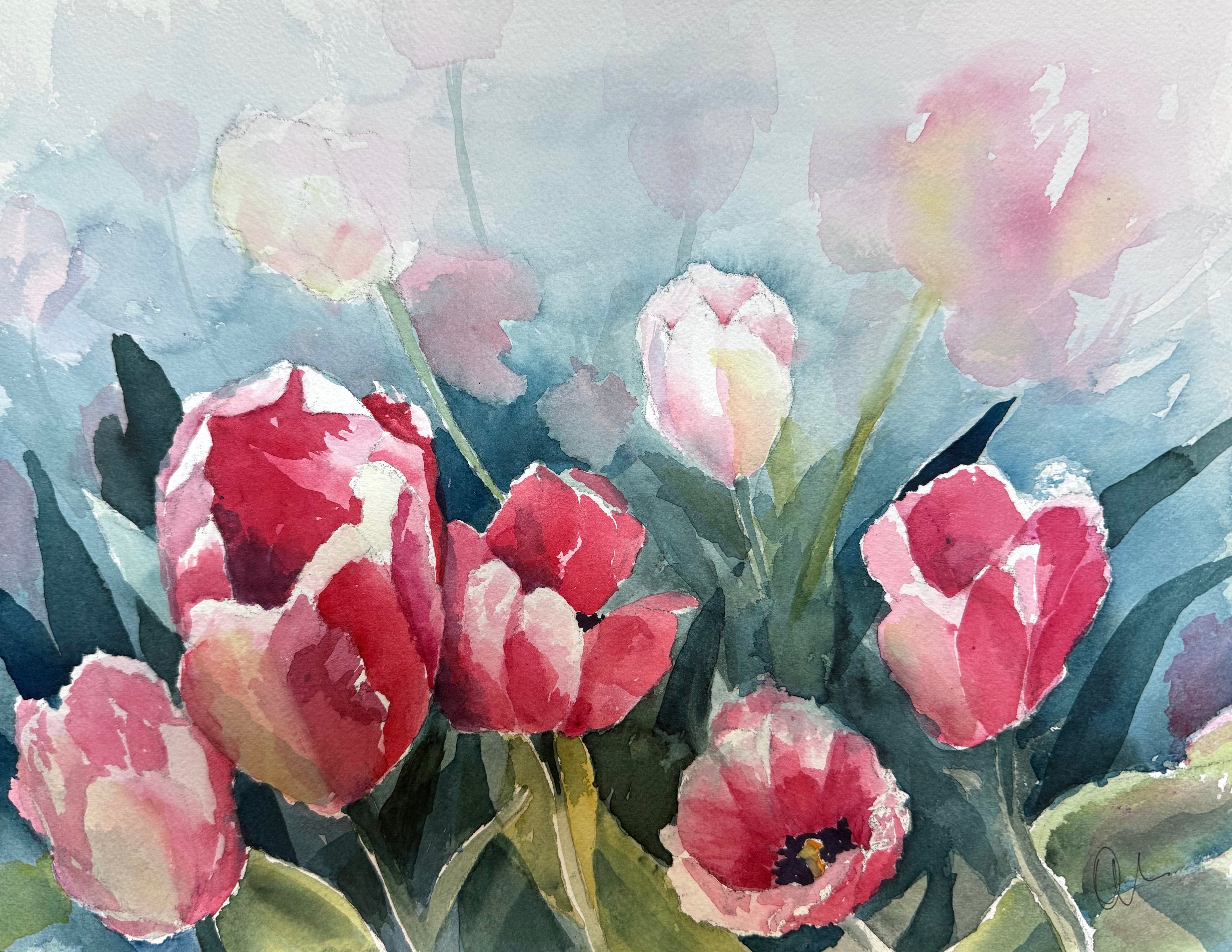 Moody Tulips
