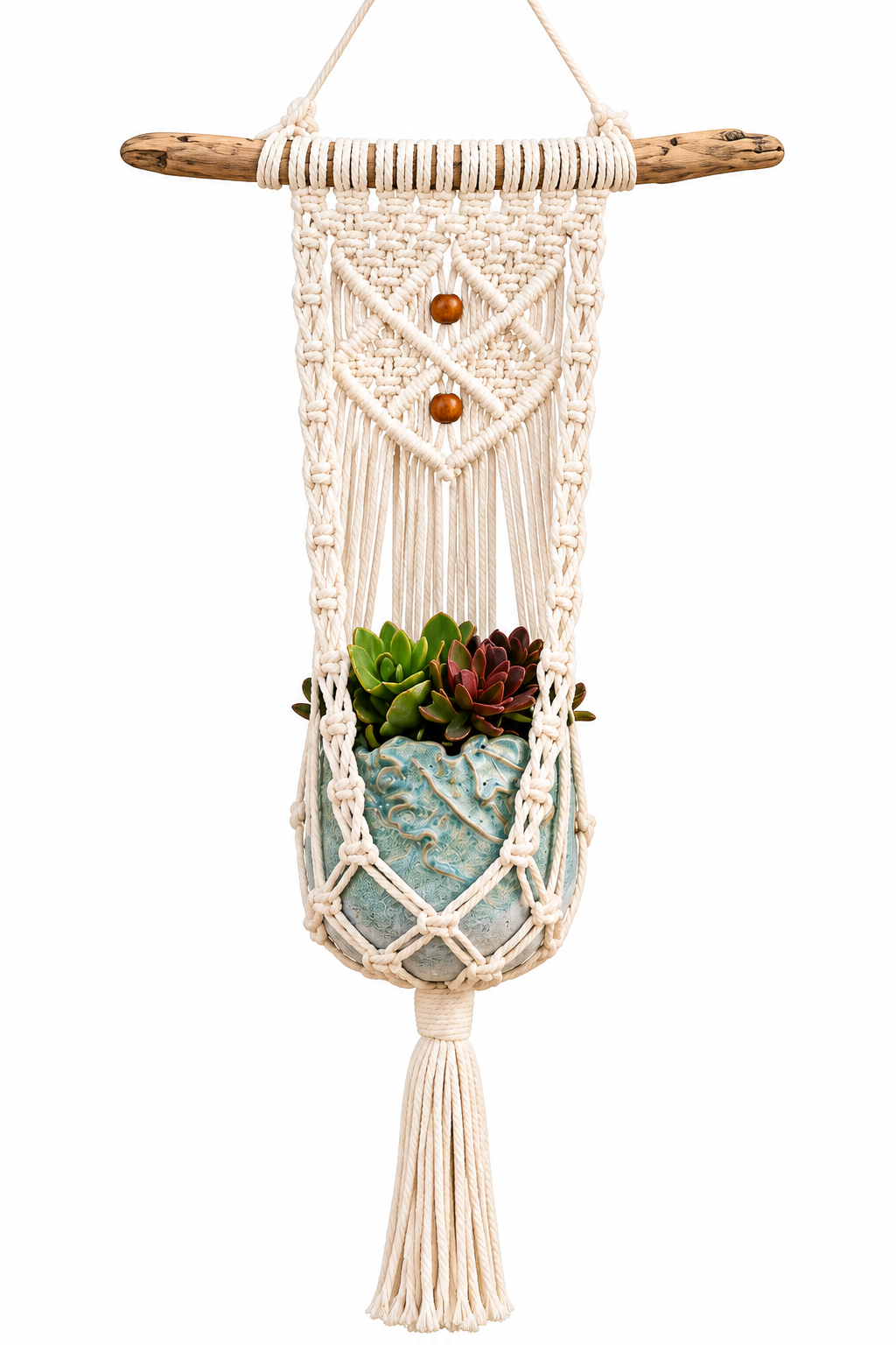 Handmade Macramé Wall Plant Hanger - Little Path